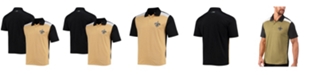 MSX by Michael Strahan Men's Gold, Black New Orleans Saints Challenge Color Block Performance Polo Shirt